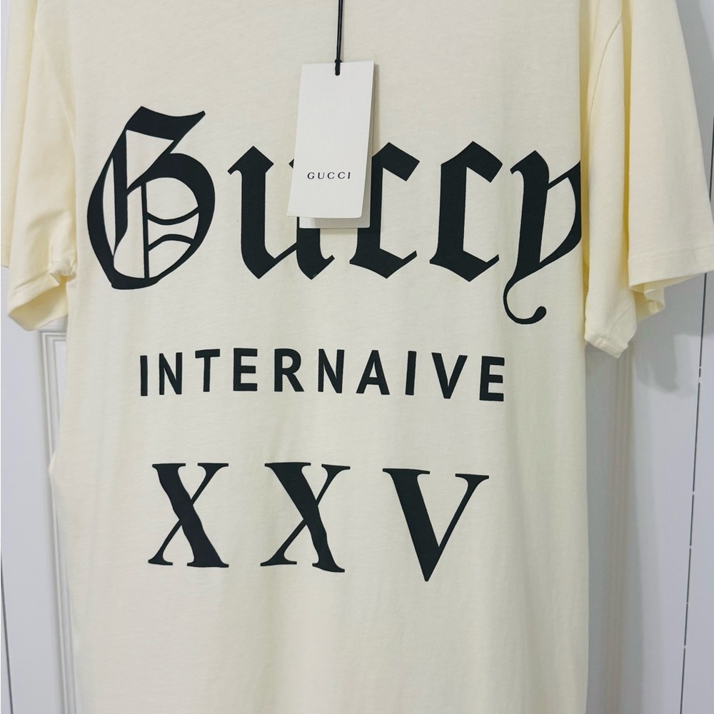 Gucci Ivory Graphic Tee